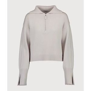 NEW ALLUDE women's poloneck sweater in burgandy